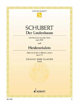 Der Lindenbaum / Heidenröslein für hohe Stimme Download