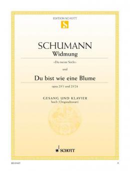 Widmung / Du bist wie eine Blume op. 25/1 und 24 Download