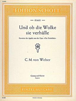 Und ob die Wolke sie verhülle 