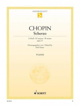 Scherzo B-Flat Minor Op. 31 Download