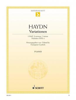Variations F Minor Hob. XVII:6 Download