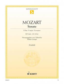Sonata F Major K Anh. 135 [547 A] Download