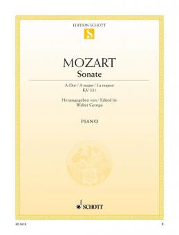 Sonata A Major K 331 Download