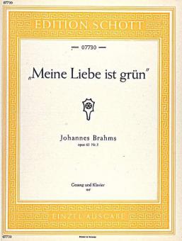 Meine Liebe ist grün op. 63/5 Download