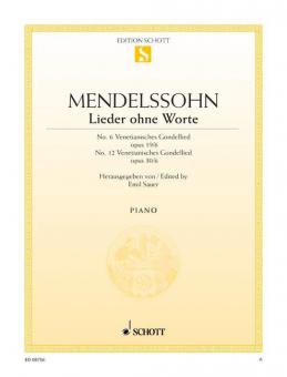 Songs without Words Op. 19/6 and Op. 30/6 Download