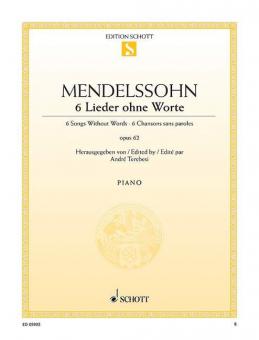 6 Songs without Words Op. 62 Download