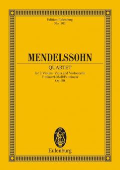Streichquartett f-Moll op. 80 Download