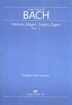 Weinen, Klagen, Sorgen, Zagen 