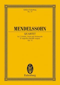 Streichquartett Es-Dur op. 12 Download
