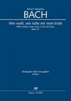 Wer weiss, wie nahe mir mein Ende Download