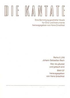 Wer da gläubet und getauft wird Standard