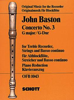 Concerto No. 3 in G Major 