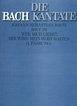 Wer mich liebet, der wird mein Wort halten (I) Standard