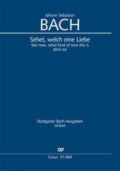 Sehet, welch eine Liebe hat uns der Vater erzeiget Standard