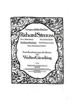 Selected Songs Op. 48/1 