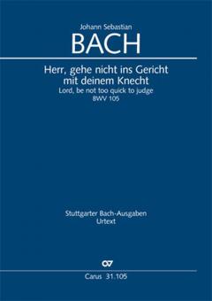 Herr, gehe nicht ins Gericht mit deinem Knecht Standard