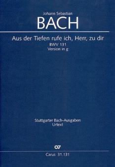 Aus der Tiefen rufe ich, Herr, zu dir 