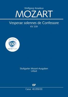 Vesperae solennes de Confessore KV339 Standard