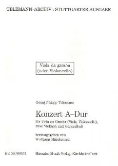 Konzert in A-Dur für Viola da Gambe 