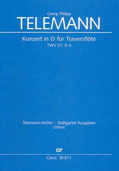 Konzert in D-Dur für Traversflöte TVWV51 