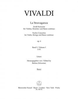 La Stravaganza op. 4 - Vol. 1: Concertos 1-6 