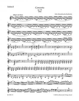 Konzert e-Moll op. 64 für Violine und Orchester 