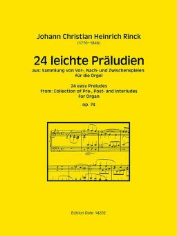 24 leichte Präludien op. 74 