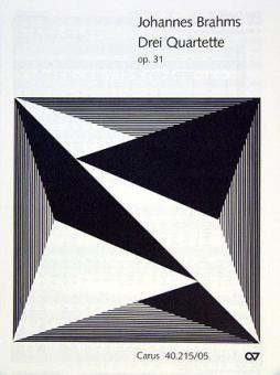 3 Quartette op. 31 