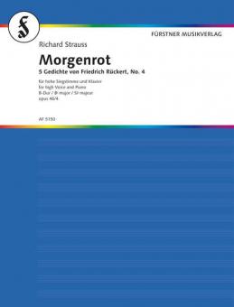 Five Poems by Friedrich Rückert Op. 46/4 Download