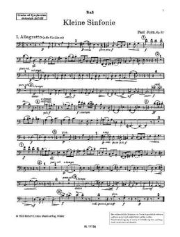 Kleine Sinfonie op. 87 Standard