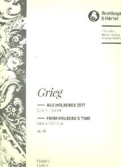 Aus Holbergs Zeit. Suite im alten Stil op. 40 