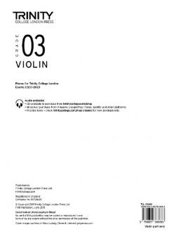 Violin Exam Pieces 2020-2023: Grade 3 (part only) 