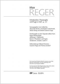 Introduction, Passacaglia und Fuge e-Moll 