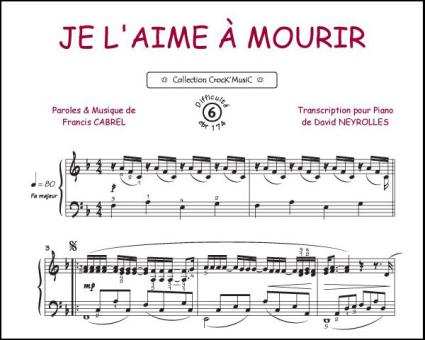Je l'aime à mourir 