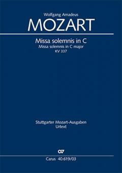 Missa solemnis in C-Dur KV337 Standard