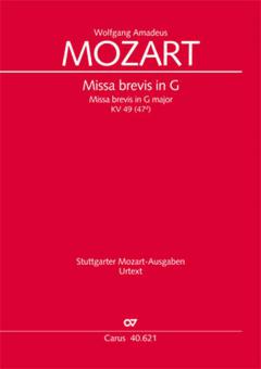 Missa brevis in G-Dur KV49 Download