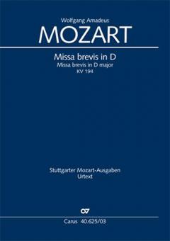 Missa brevis in D-Dur KV194 Standard