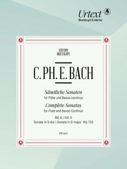 Complete Sonatas 6: Sonata in G major Wq 133 