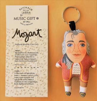 Schlüsselanhänger Mozart 