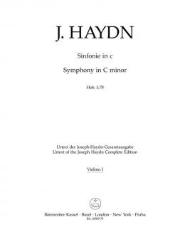 Symphony in C minor Hob I:78 
