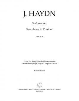 Symphony in C minor Hob. I:78 