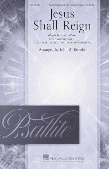 Jesus Shall Reign 