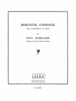 Berceuse Chinoise Op. 115 