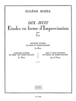18 Etudes en Forme D Improvisation 