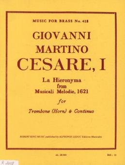 La Hieronyma (from Musicali Melodie, 1621) 