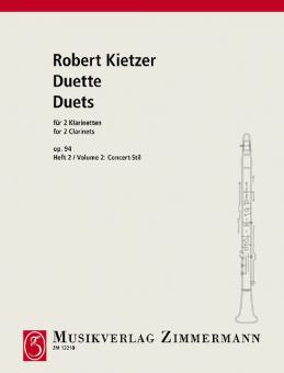 Duette für 2 Klarinetten op. 94 Heft 2 Download