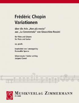 Variations on the aria 'Non più mesta' op. posth. Download