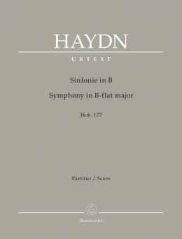 Symphony B flat major Hob. I:77 