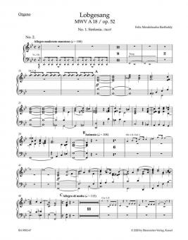Cántico op. 52 MWV A 18 Standard