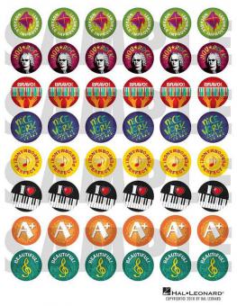 Music Award Stickers 